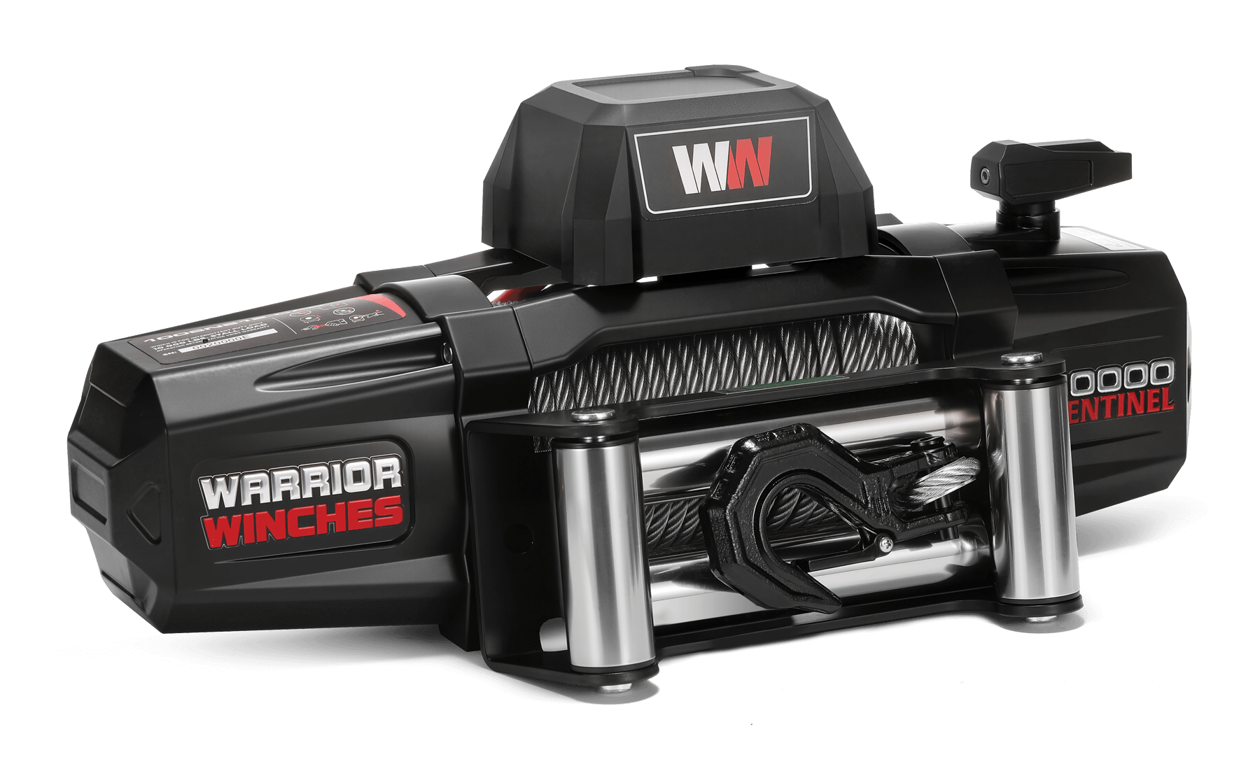 Sentinel 10000lb Electric Winch - 12v Steel Rope