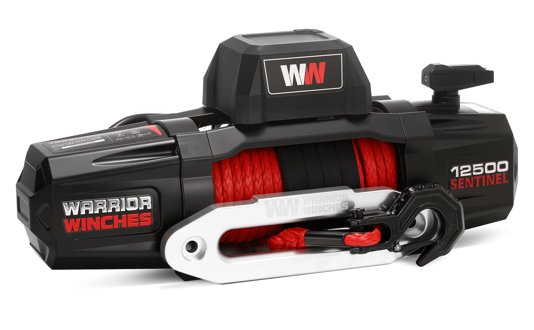 Sentinel 12500lb Electric Winch - 12v Synthetic Rope