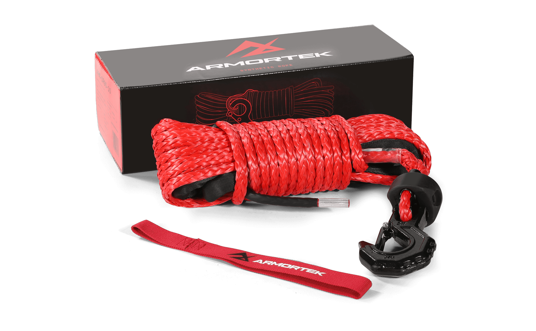 Armortek Synthetic Rope Kit 3/8" x 50' - MBL 22700 lbs