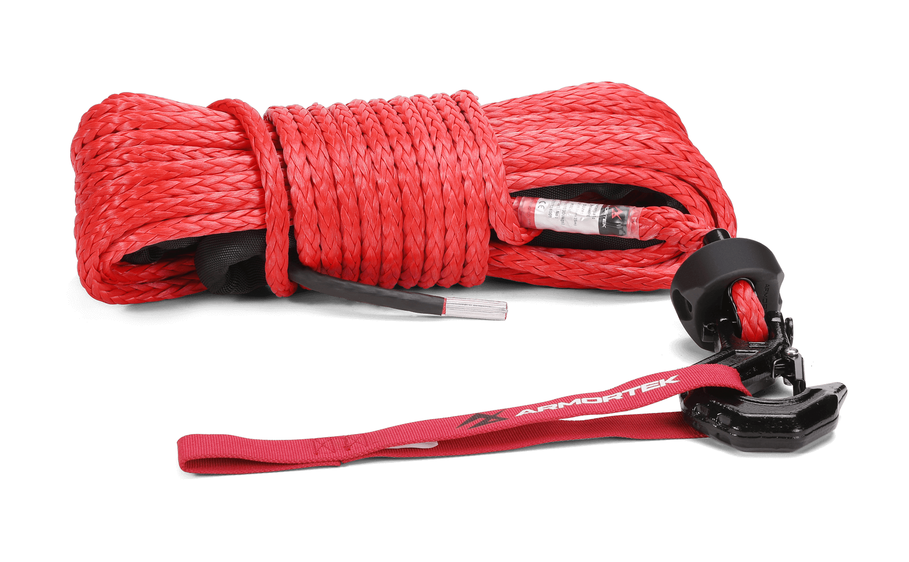 Armortek Synthetic Rope Kit 3/8" x 82' - MBL 22700 lbs - Warrior Winches USA