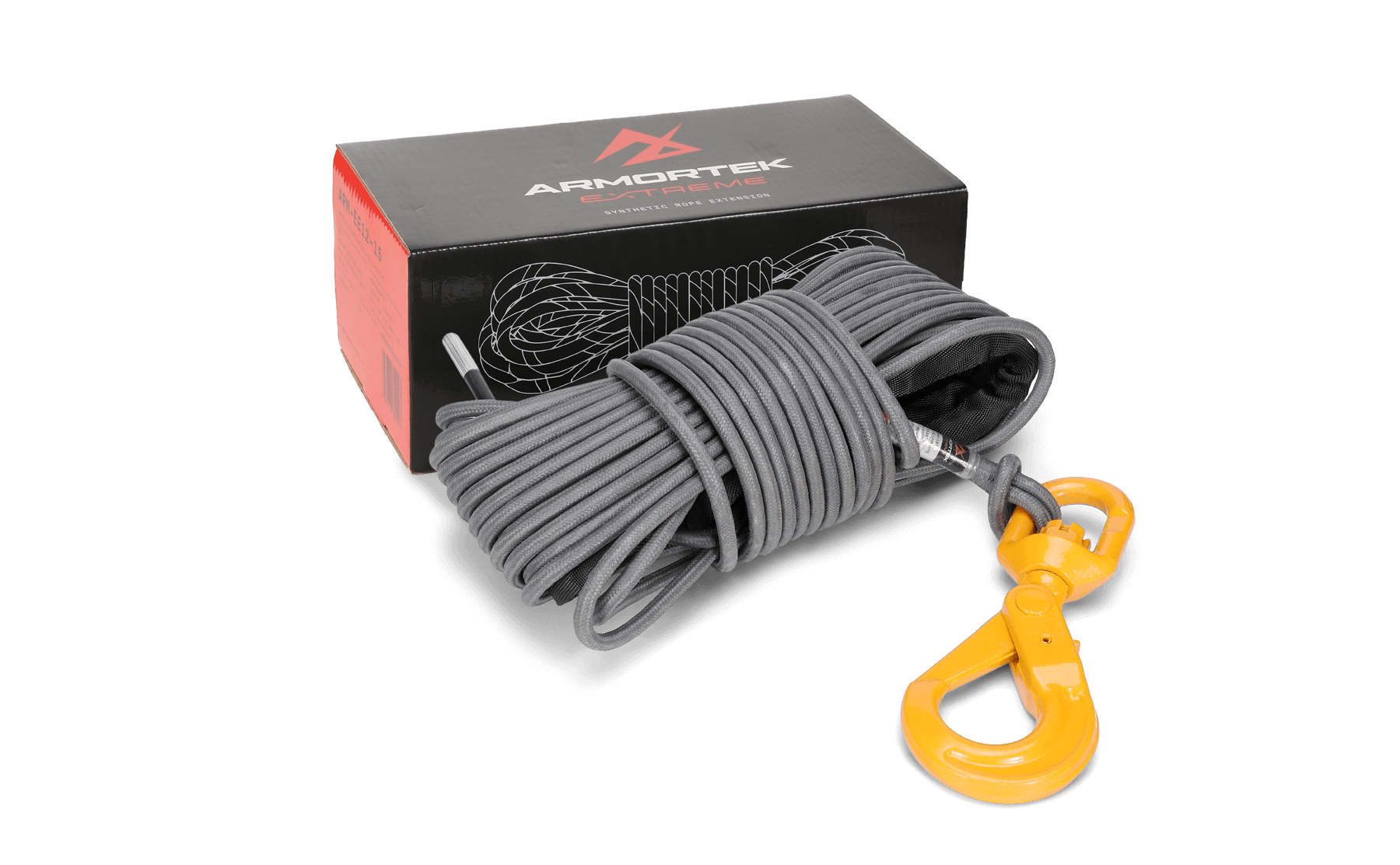 Armortek Extreme Industrial Synthetic Rope Kit 3/8" x 100' - MBL 18700 lbs - Warrior Winches USA