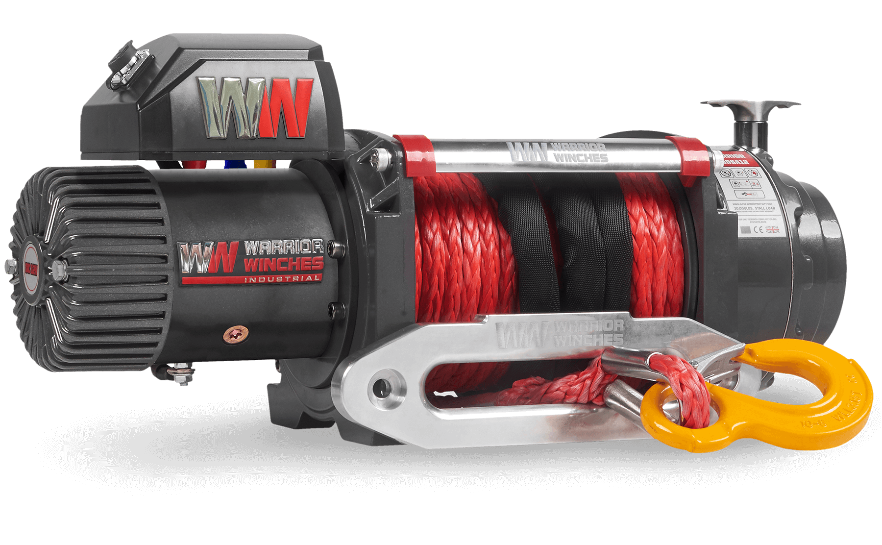 Samurai 17,500lb 12v Electric Winch - Synthetic Rope