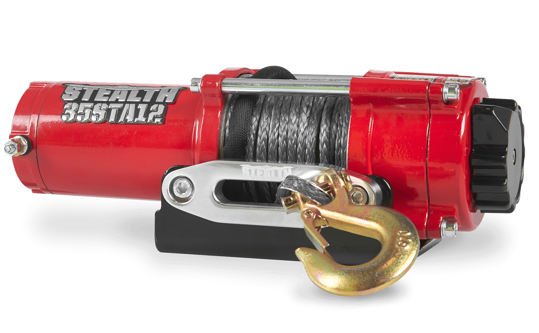 Stealth 3,500lb 12v Electric Winch - Synthetic Rope