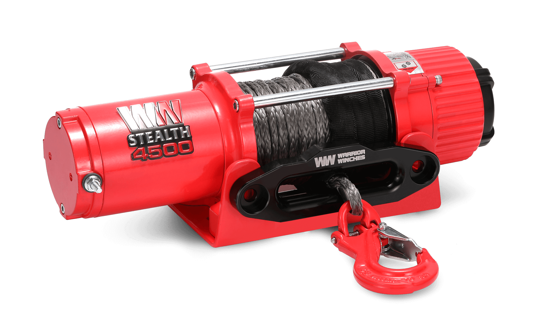 Stealth 4,500lb 12v Electric Winch - Synthetic Rope