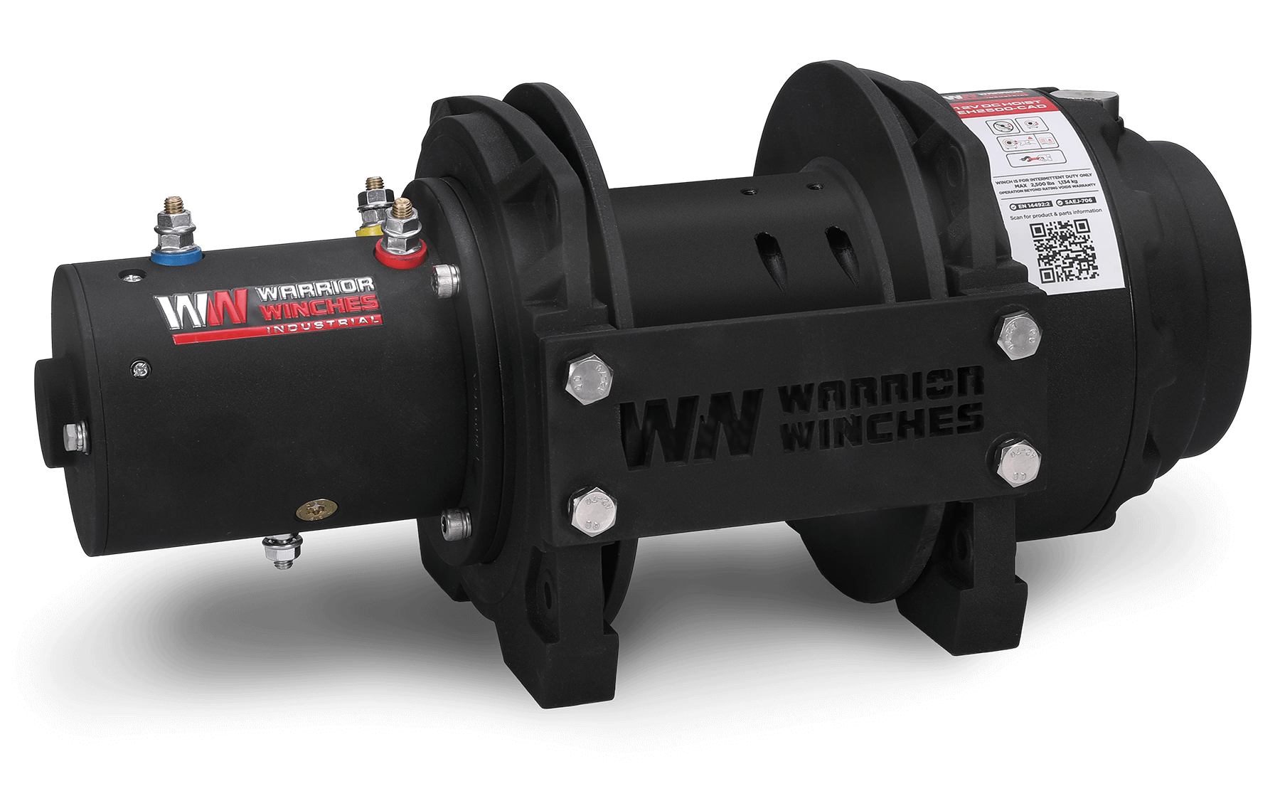 EH2500 12v Industrial Hoist - Warrior Winches USA