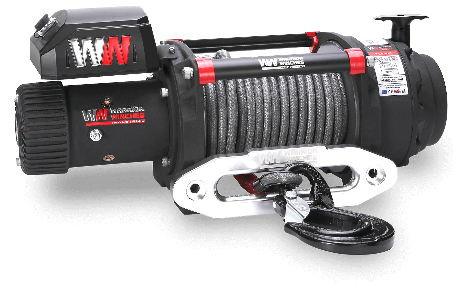 T1000 20,000lb Severe Duty Winch | Warrior Winches