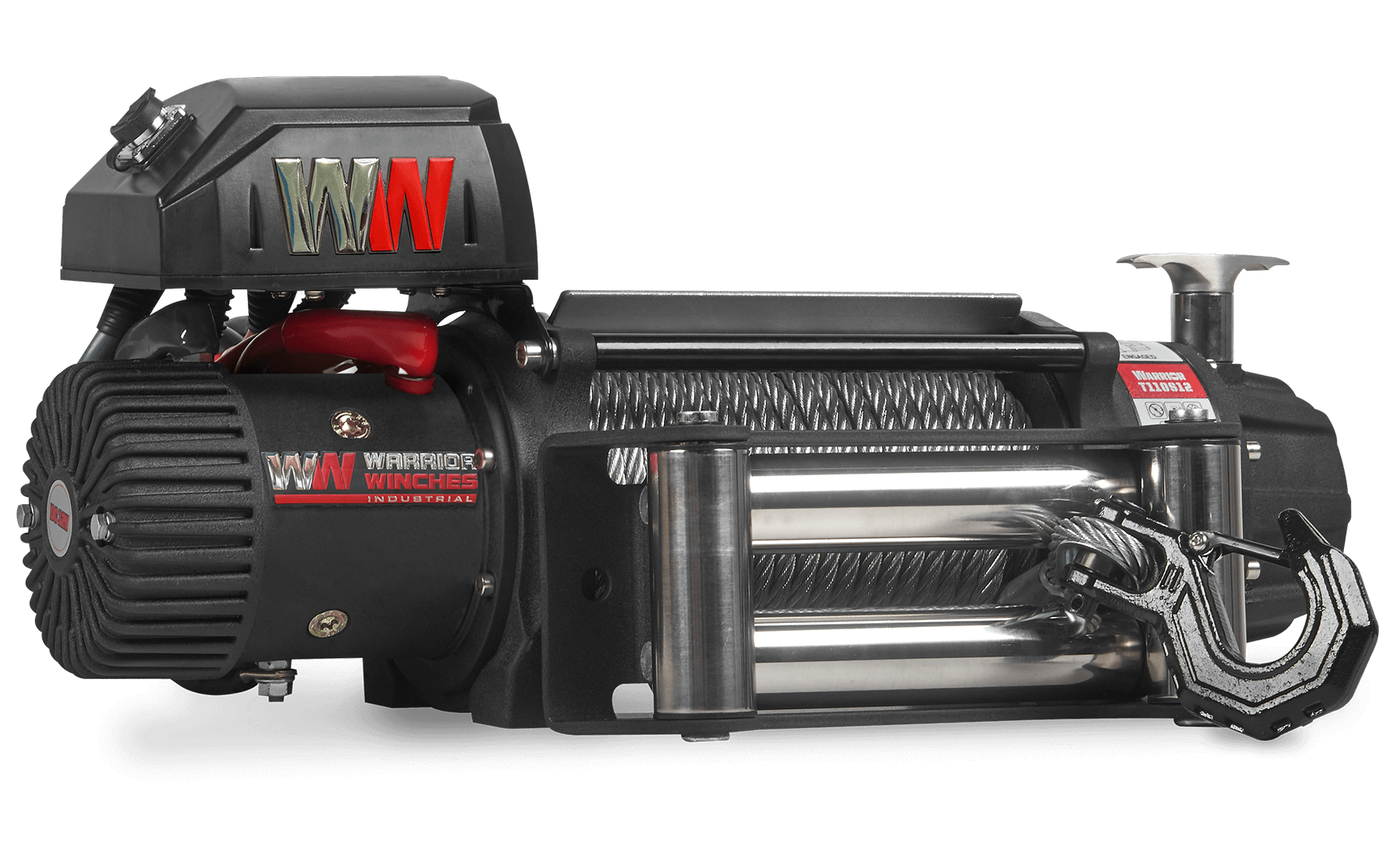 T1000 12500lb Electric Winch - 12v Steel Rope