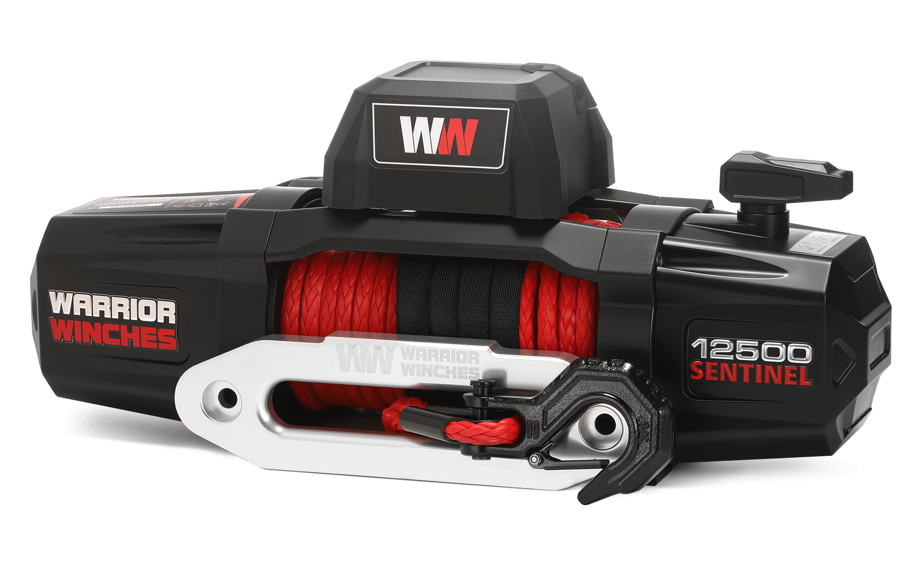 Sentinel 12500lb Electric Winch - 12v Synthetic Rope