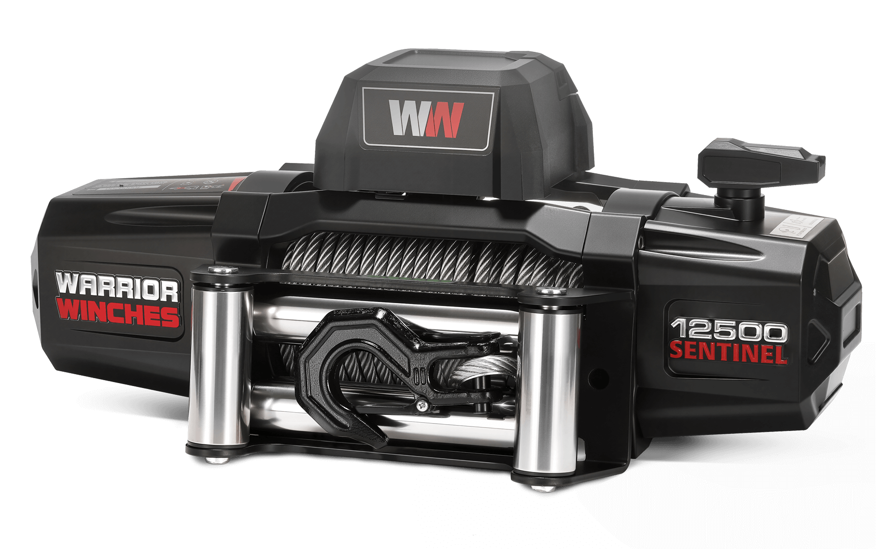Sentinel 12,500lb Electric Winch - 12v Steel Rope