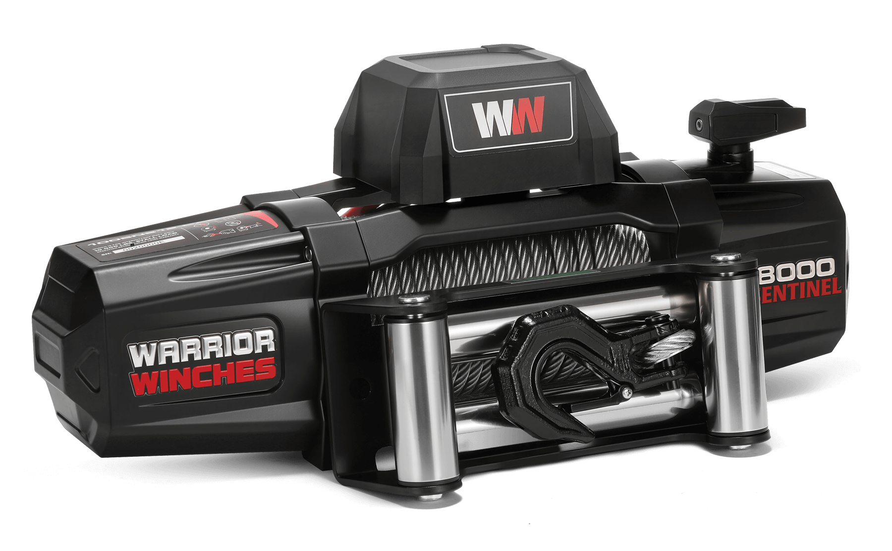 Sentinel 8000lb Electric Winch - 12v Steel Rope