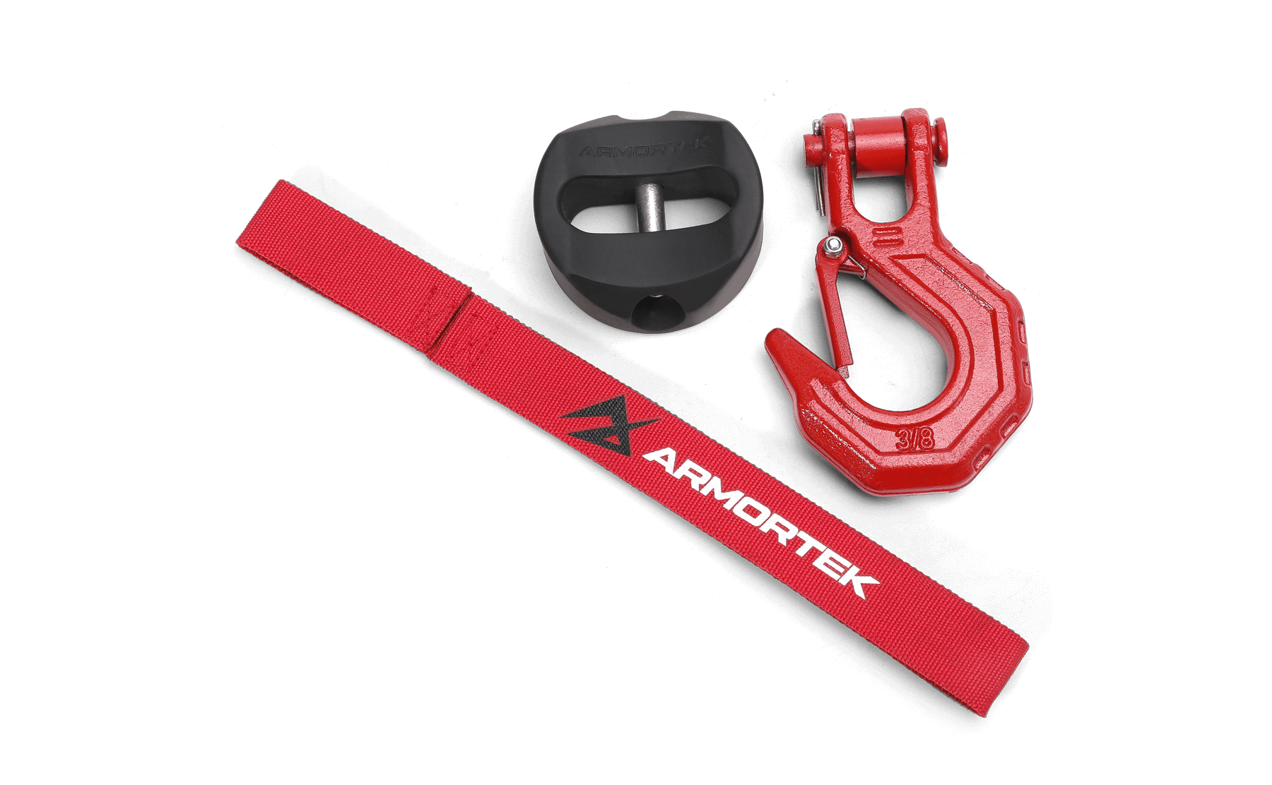 Armortek Red Hook Kit for 1/2" Rope - Rated 22000lbs