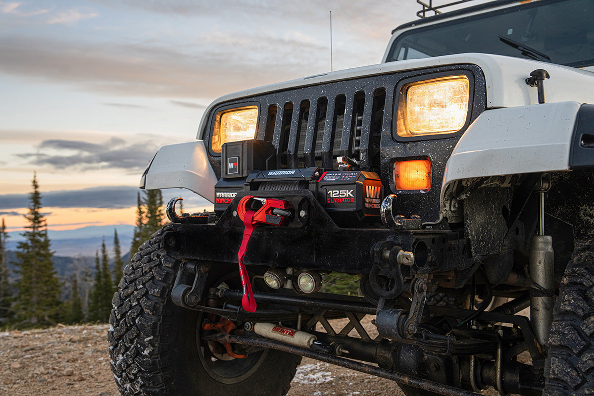 Gladiator V2 R-Type 12,500 Electric Winch - 12v Synthetic Rope