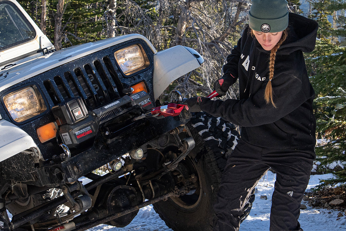 Gladiator V2 R-Type 12,500 Electric Winch - 12v Synthetic Rope