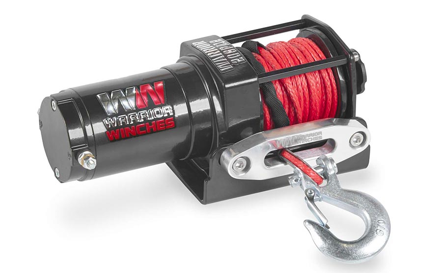 Warrior Ninja 2000lb Winch Synthetic Rope | Warrior Winches