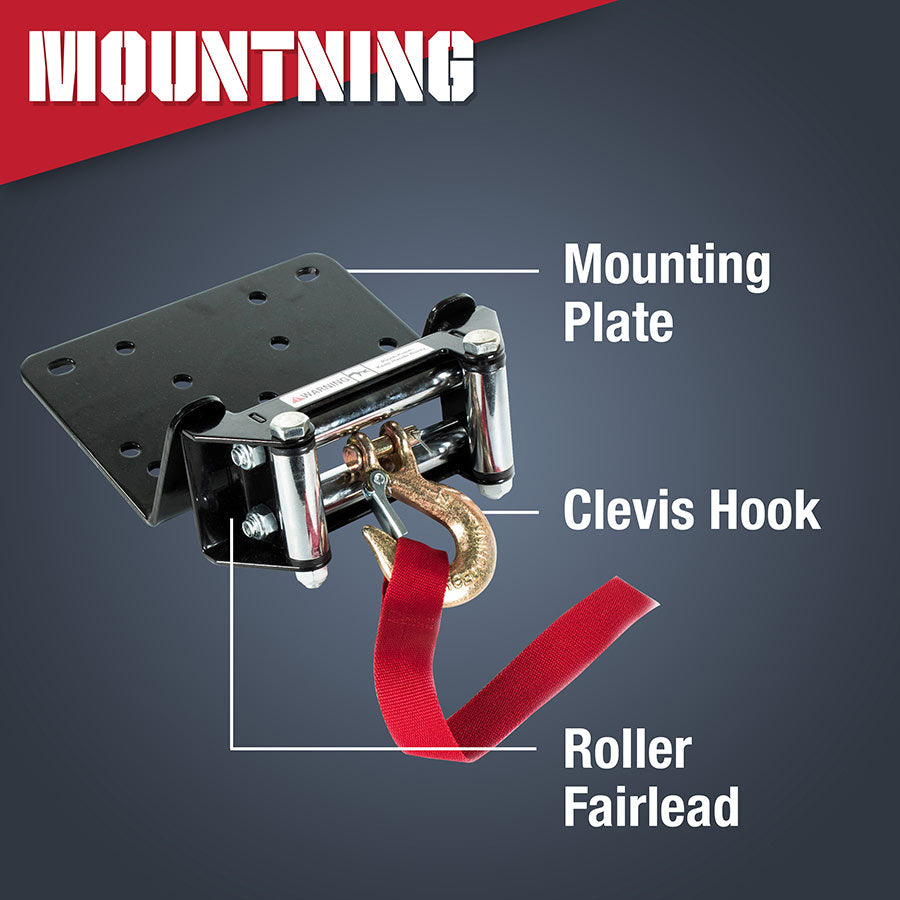 Stealth 4500lb Winch | Warrior Winches