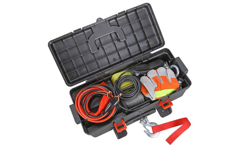 Trojan 4,000lb 12v Electric Winch - Portable Utility