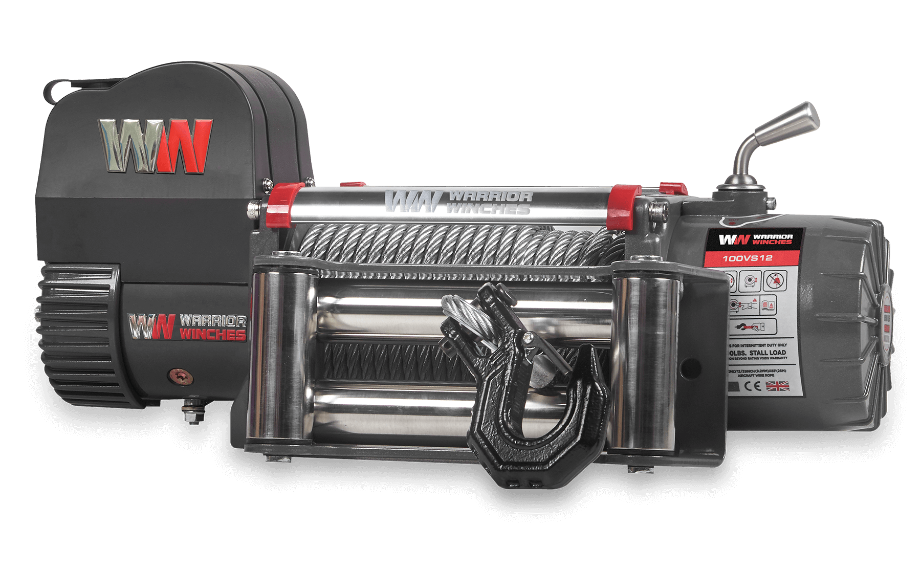 Samurai 10,000lb 12v Electric Winch - Steel Rope