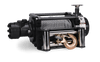 NH 10,000lb Industrial Hydraulic Winch - Steel Rope