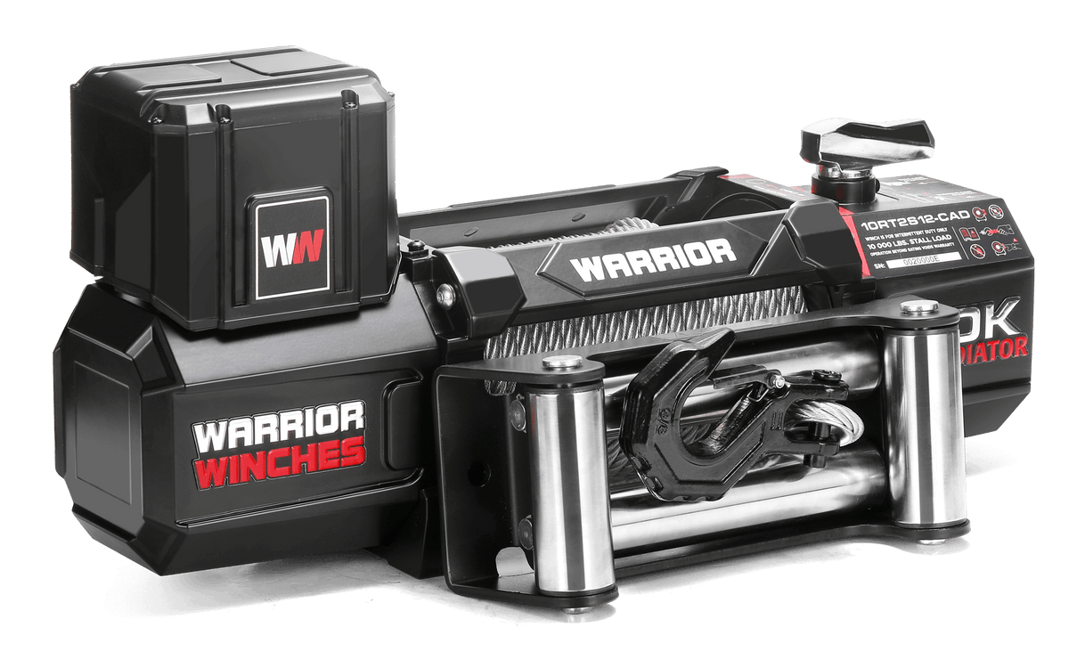 Gladiator V2 R-Type 10,000 Electric Winch - 12v Steel Rope