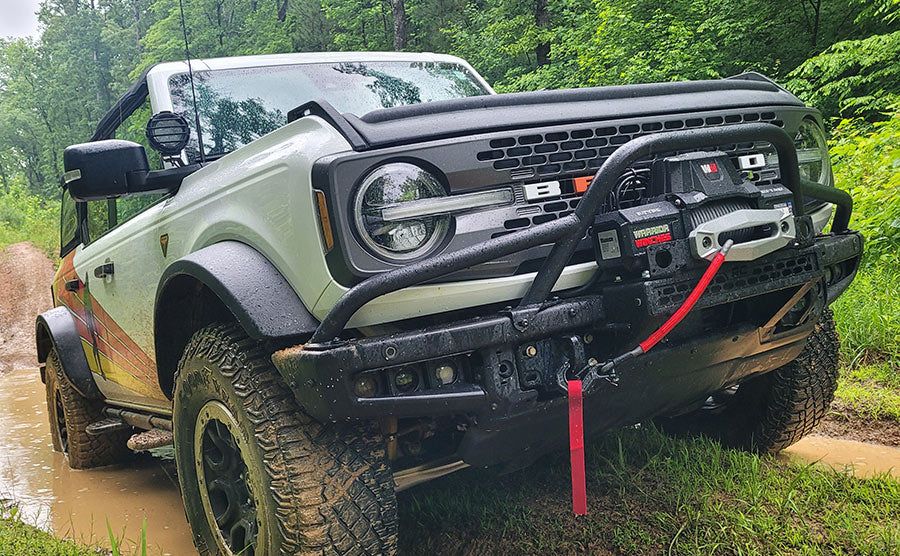 Gladiator F-Type 12,500lb 12v Electric Winch - Synthetic Rope