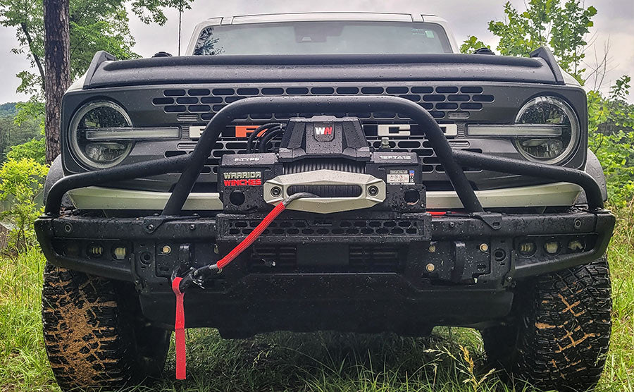 Gladiator F-Type 12,500lb 12v Electric Winch - Synthetic Rope