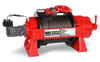 JR13 29,700lb (13.5 Ton) Industrial Hydraulic Winch - Steel Rope