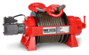 JR15 33,000lb (15 Ton) Industrial Hydraulic Winch - Steel Rope