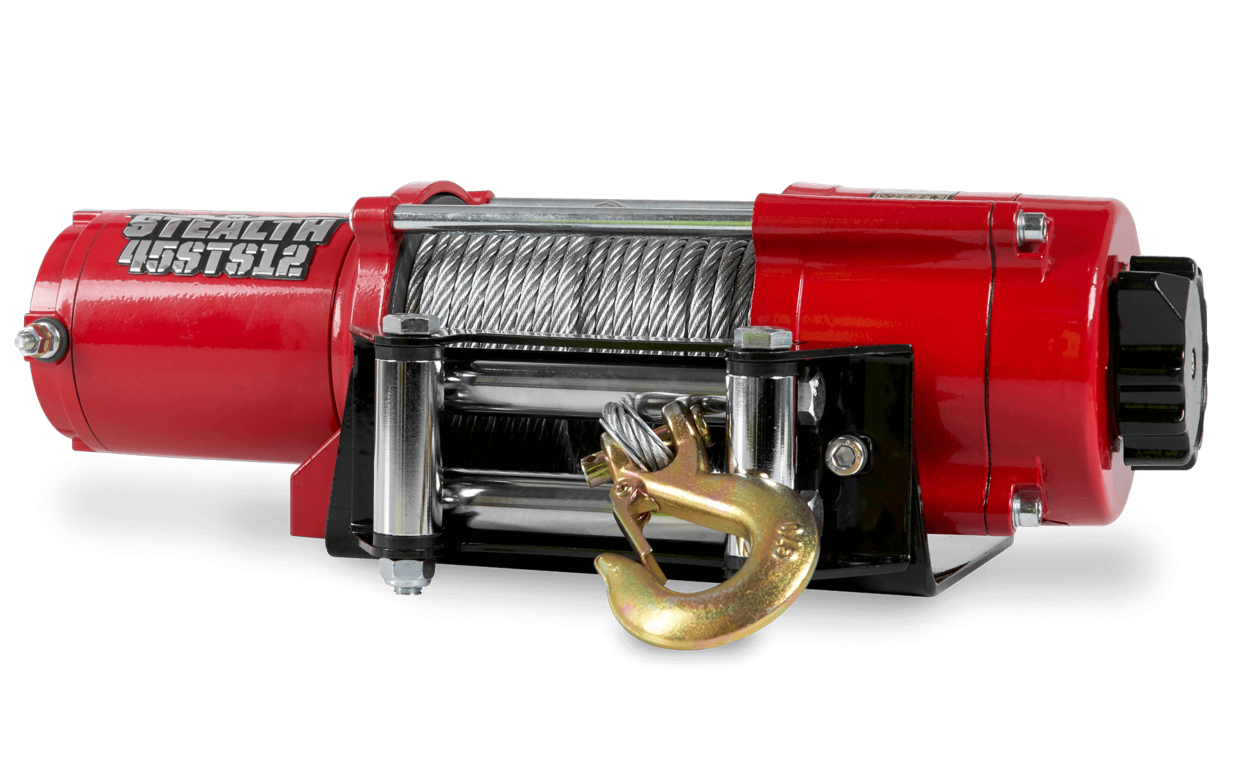 Stealth 4,500lb 12v Electric Winch - Steel Rope