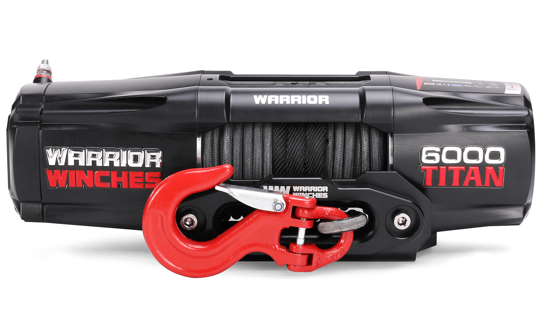 Titan 6,000lb 12v Electric Winch - Synthetic Rope