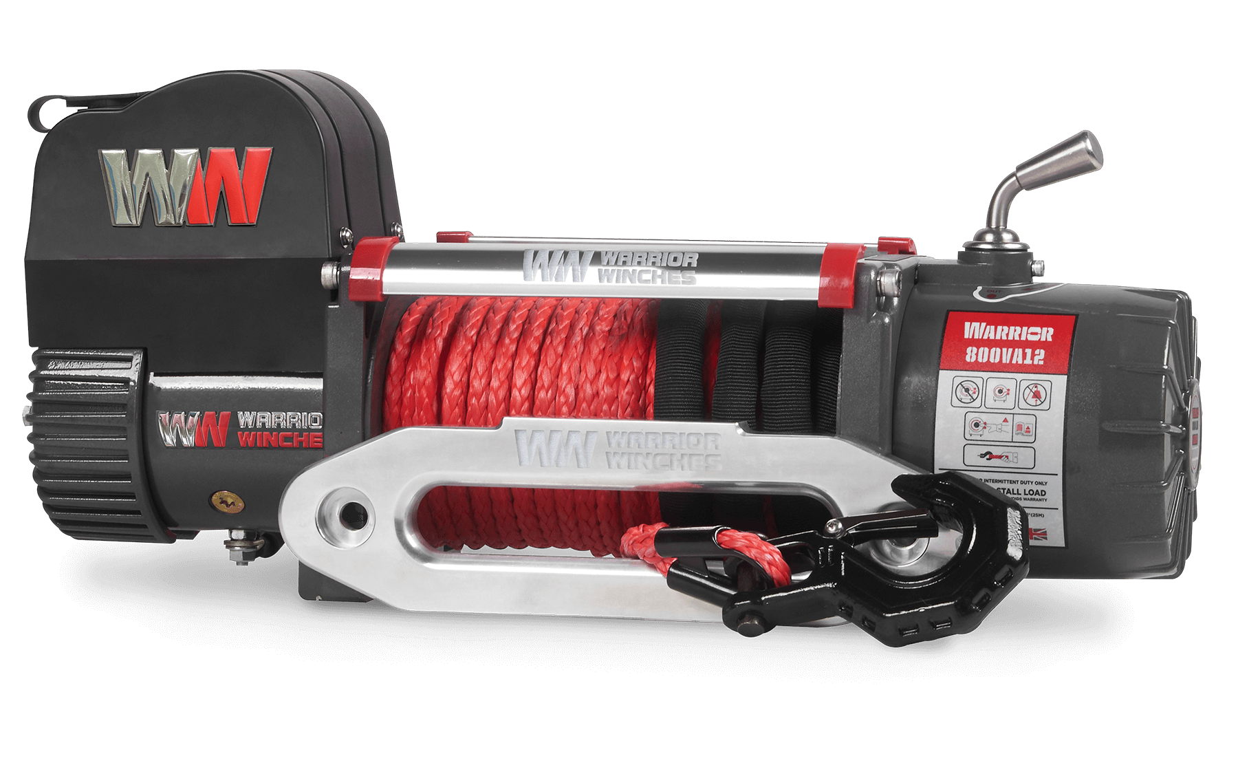 Samurai 8,000lb 12v Electric Winch - Synthetic Rope