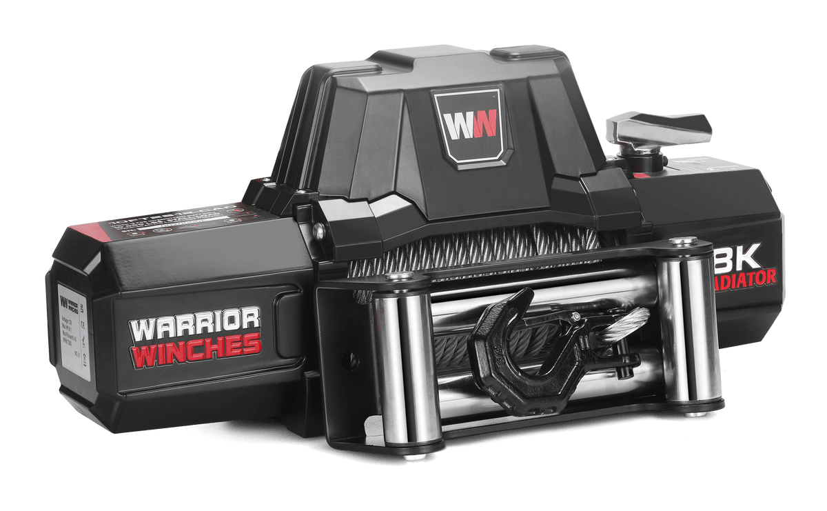 Gladiator V2 F-Type 8,000 Electric Winch - 12v Steel Rope