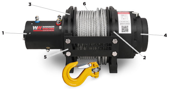 EH2500 12v Industrial Hoist Parts Image