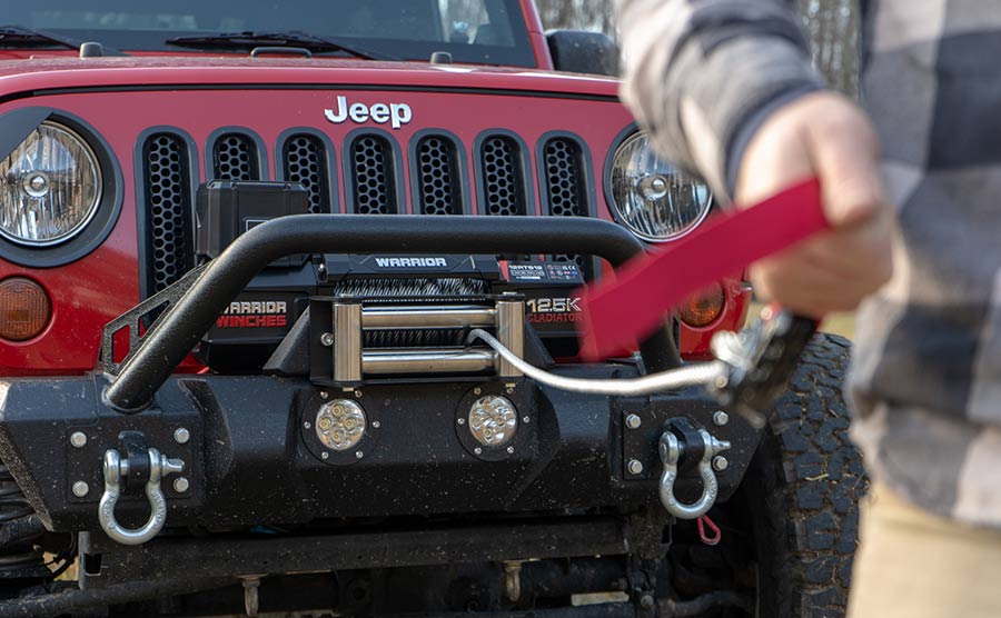 Gladiator R-Type 12,500lb 12v Electric Winch - Steel Rope