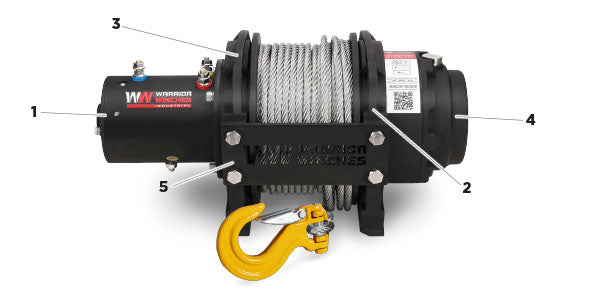 EH1600 12v Industrial Hoist Parts Image