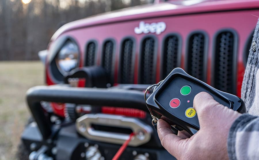 Samurai 8,000lb 12v Electric Winch - Synthetic Rope