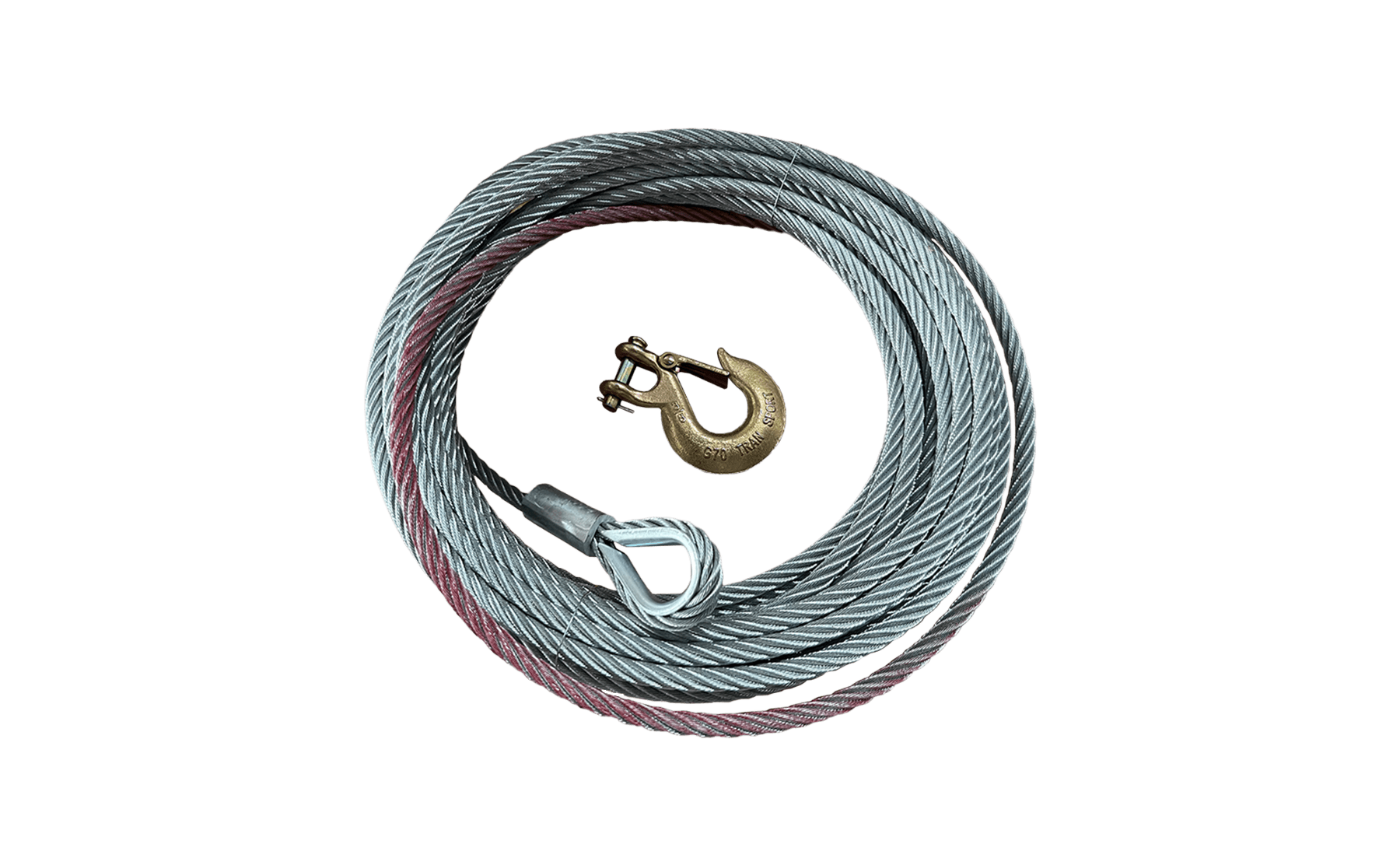 15/32" x 86.9' Steel Cable with Hook