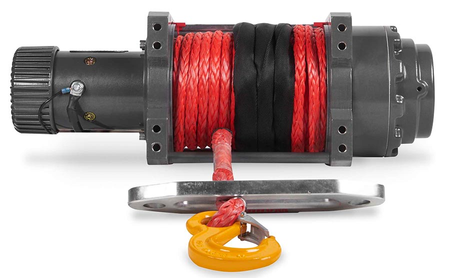 Samurai 20,000lb 12v Electric Winch - Synthetic Rope