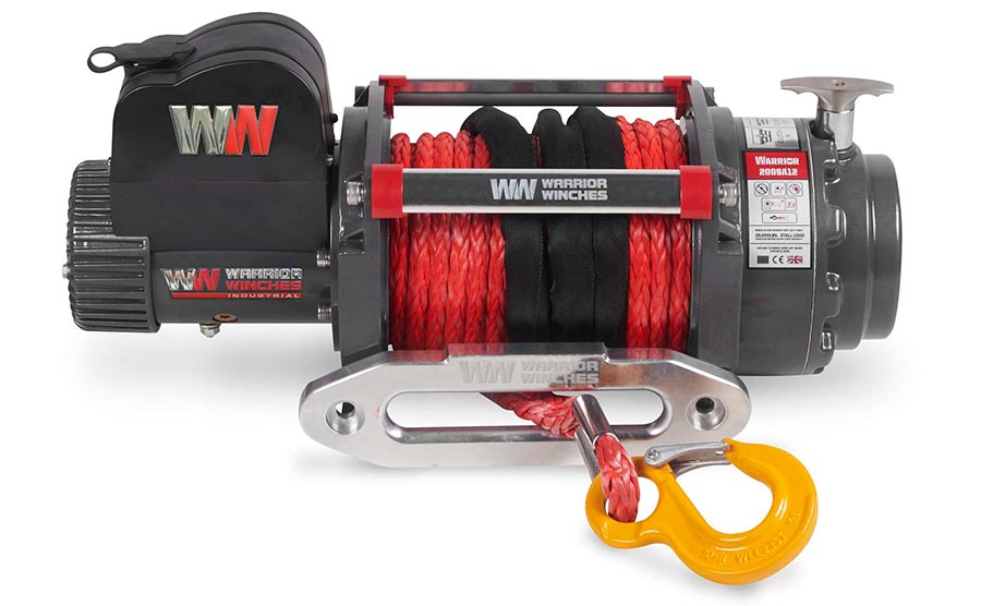 Samurai 20,000lb 12v Electric Winch - Synthetic Rope