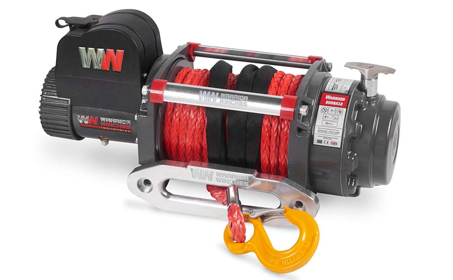 Samurai 20,000lb 12v Electric Winch - Synthetic Rope