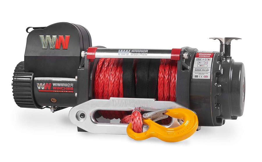 Samurai 20,000lb 12v Electric Winch - Synthetic Rope